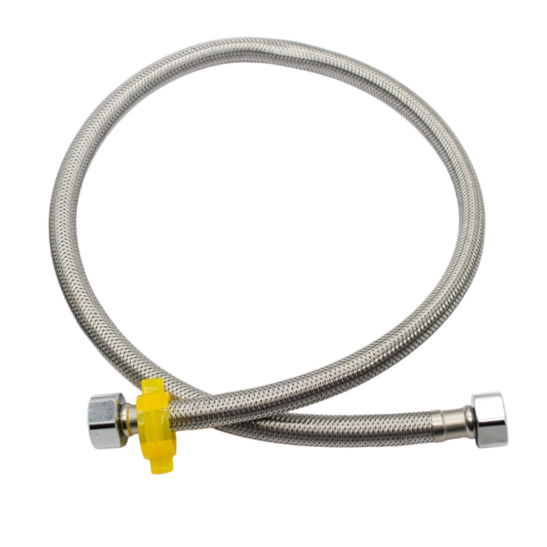 Universal Connection Hose 80 cm - Chrome