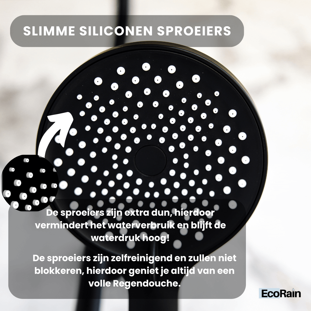 Stainless steel sliding bar Shower set Charly - Chrome