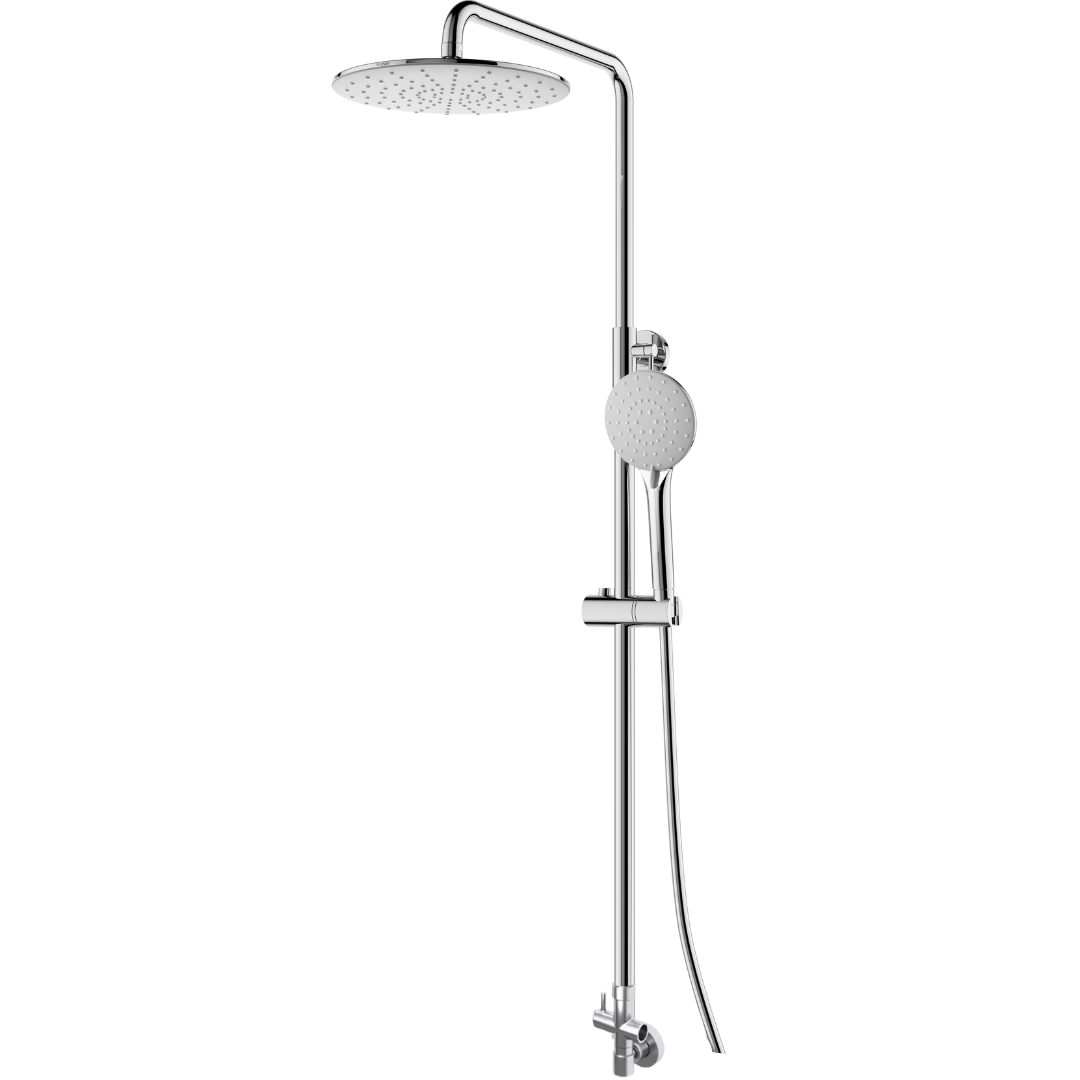 Rain shower set Glenn 23 CM without tap - Chrome