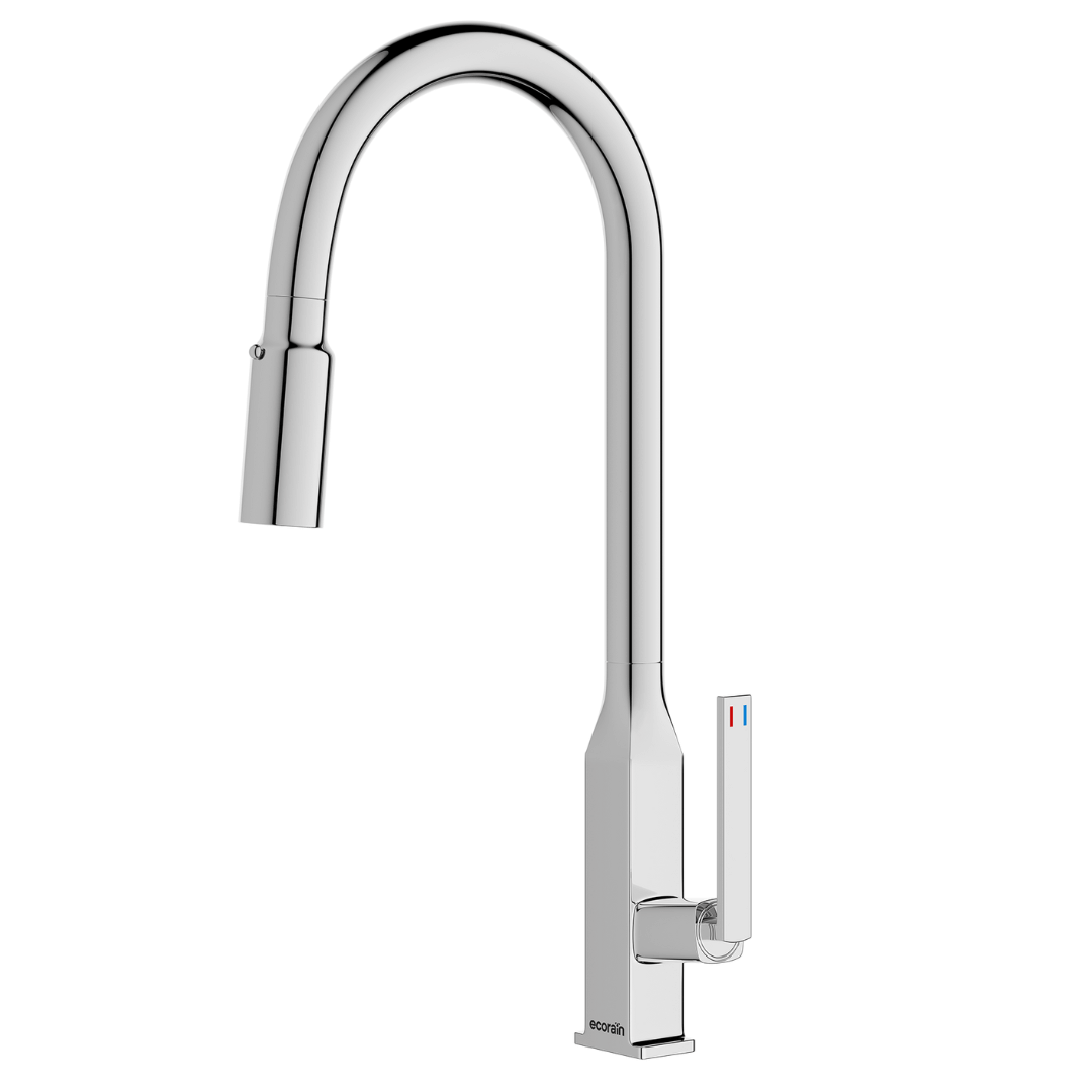 Pull-out Kitchen Tap Lucas - Chrome