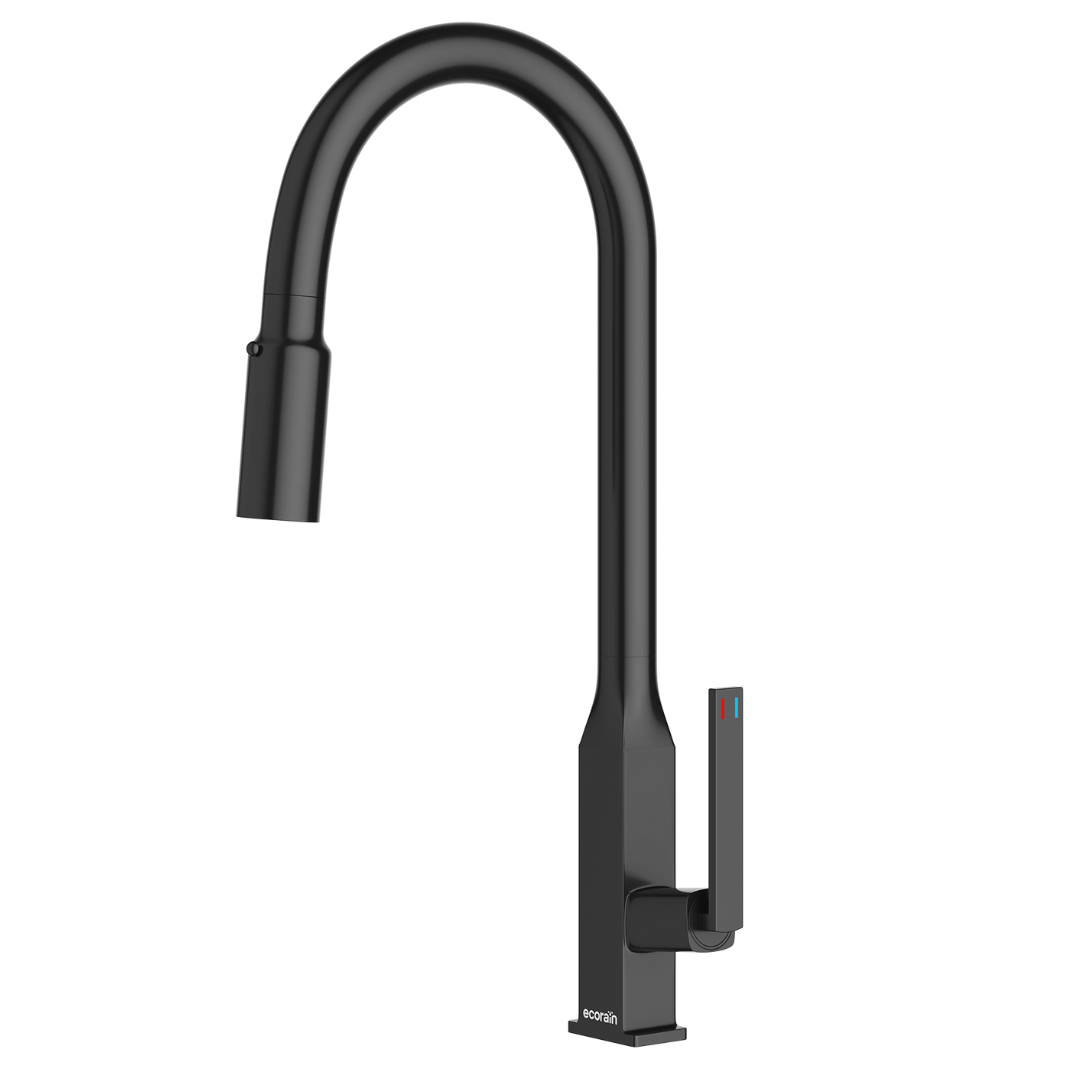 Pull-out Kitchen Tap Lucas - Black