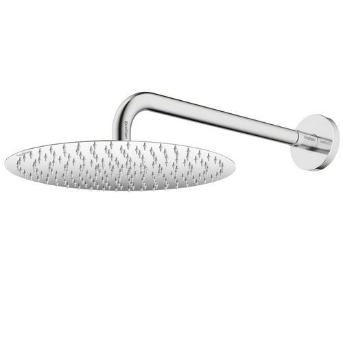 Round Overhead shower with shower arm Tyler 30 cm - Chrome