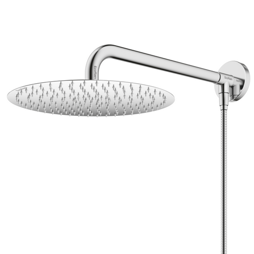 Round Rain Shower with hose Tyler 30 cm - Chrome