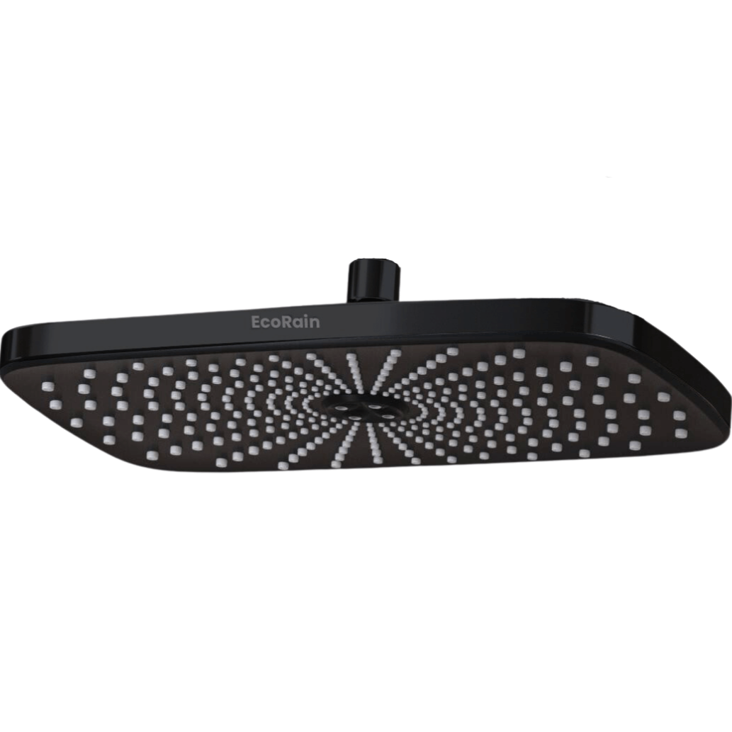 Rain shower head Melvin XL 30 cm - Black