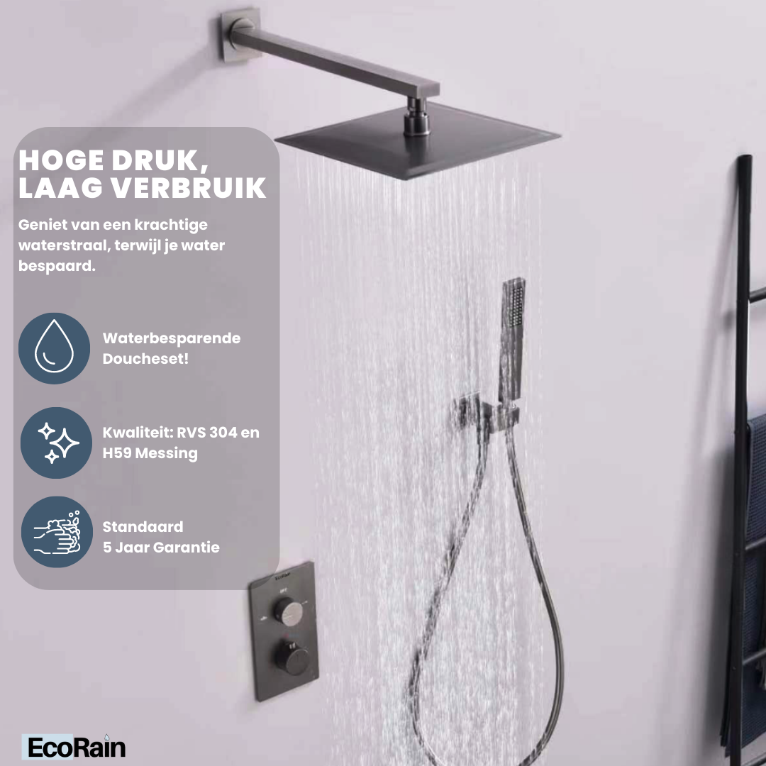 inbouw doucheset kwaliteit chroom
