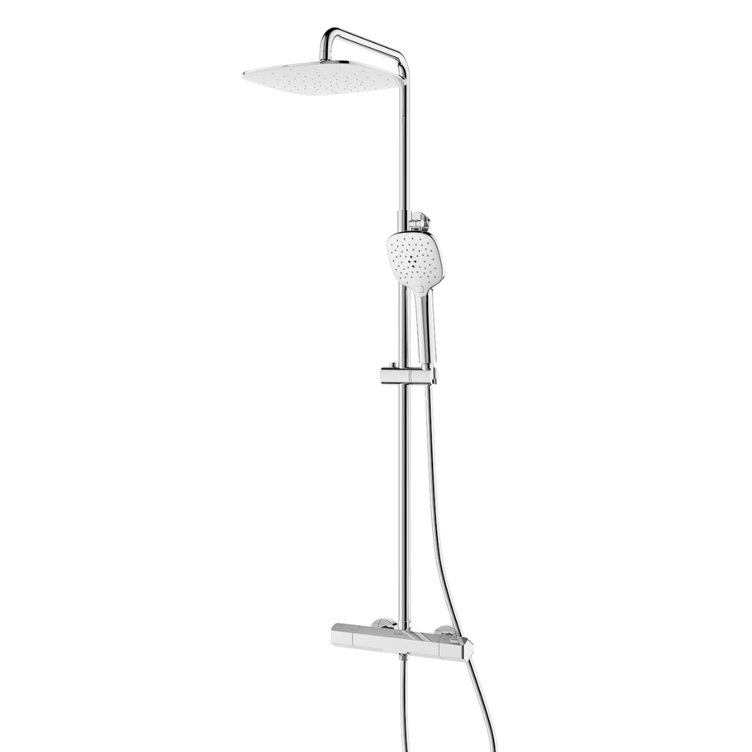 Water-saving Shower Head Kay 12 cm - Chrome