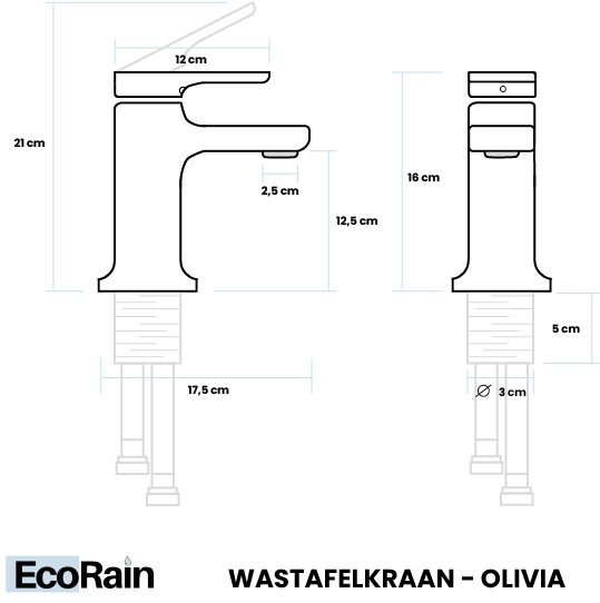 Washbasin tap Olivia - Brushed Gold
